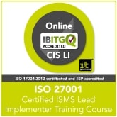 Certified ISO 27001 ISMS Lead Implementer Live Online Training Course